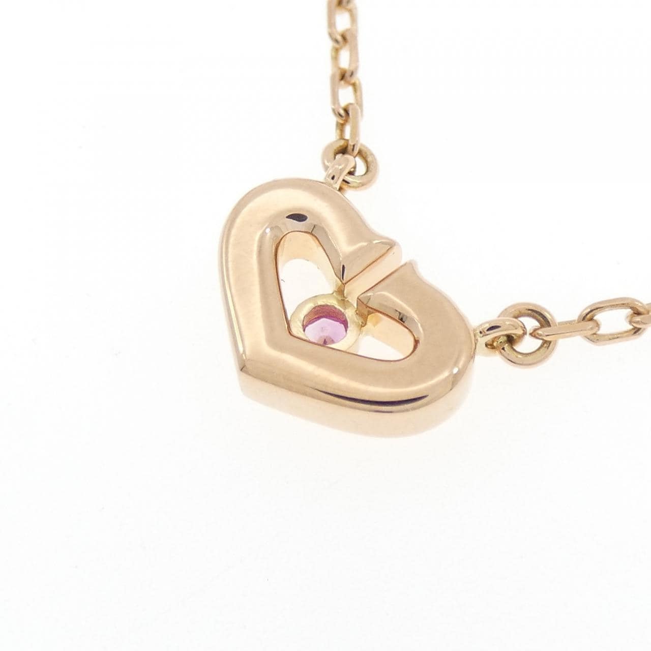 カルティエ Cハート ネックレス