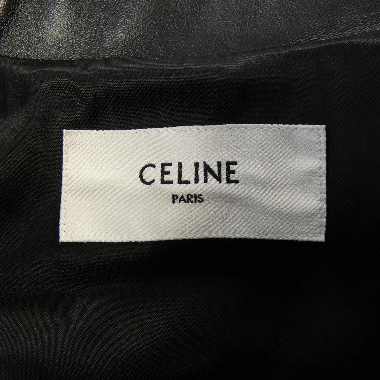 セリーヌ CELINE カットアウト ブルゾン 2EF32280D レザージャケット