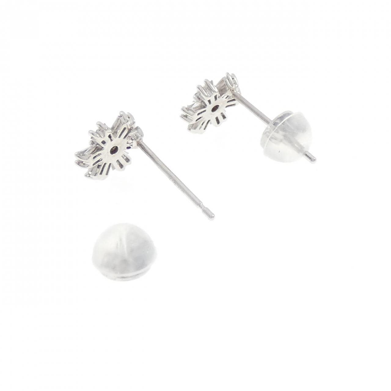 K18WG ダイヤモンド ピアス 0.24CT