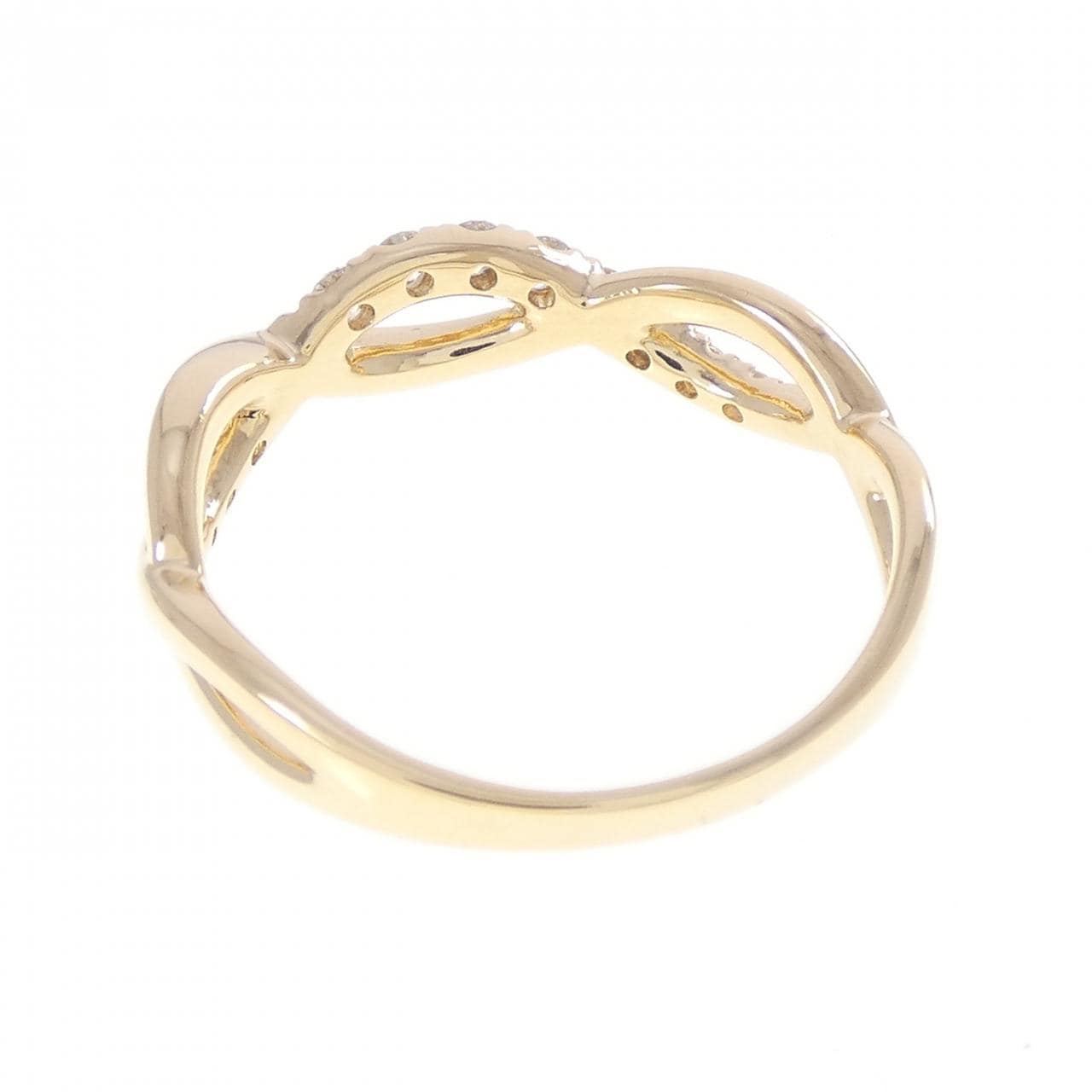 K18YG ダイヤモンド リング 0.25CT