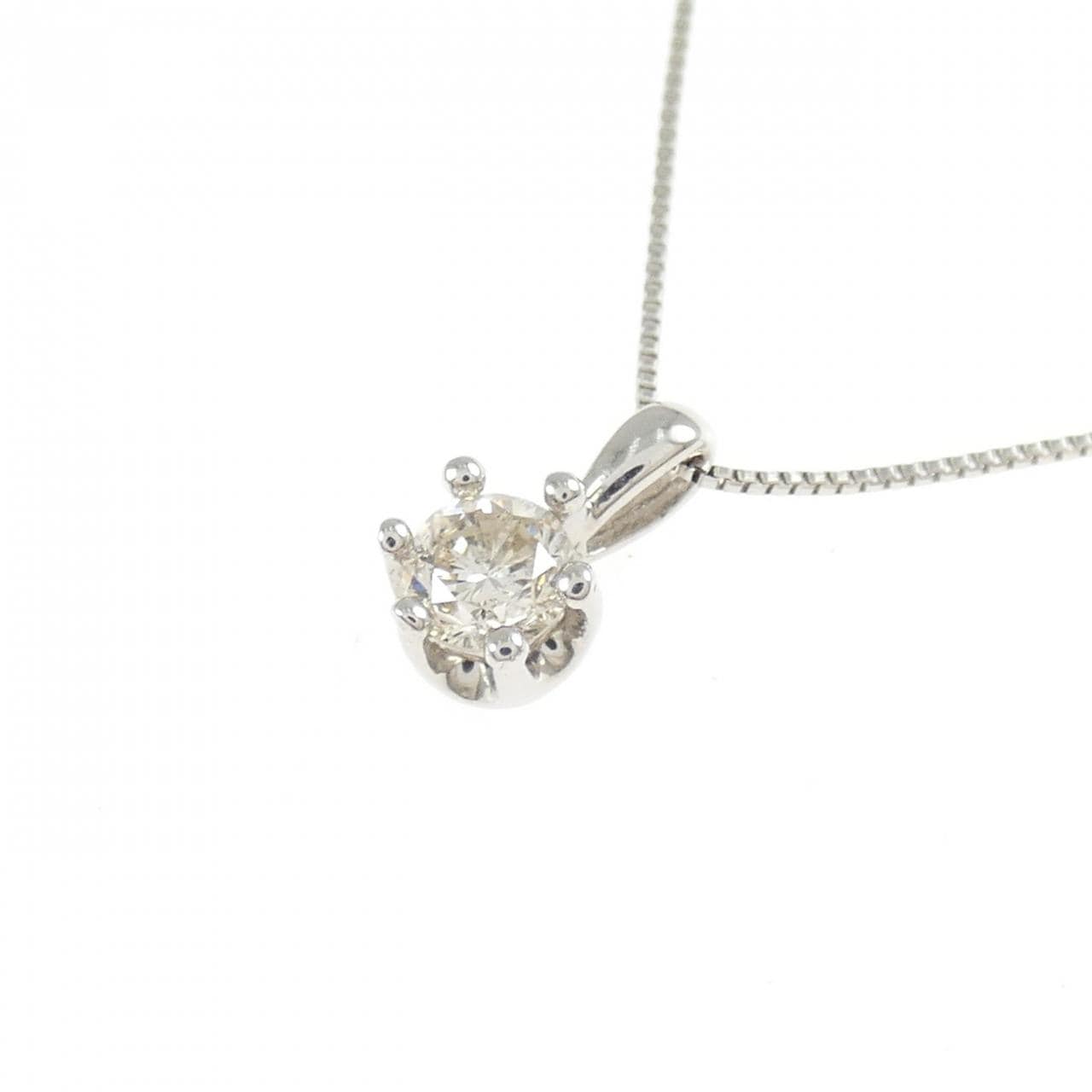 PT900/PT850 ダイヤモンド ネックレス 0.20CT
