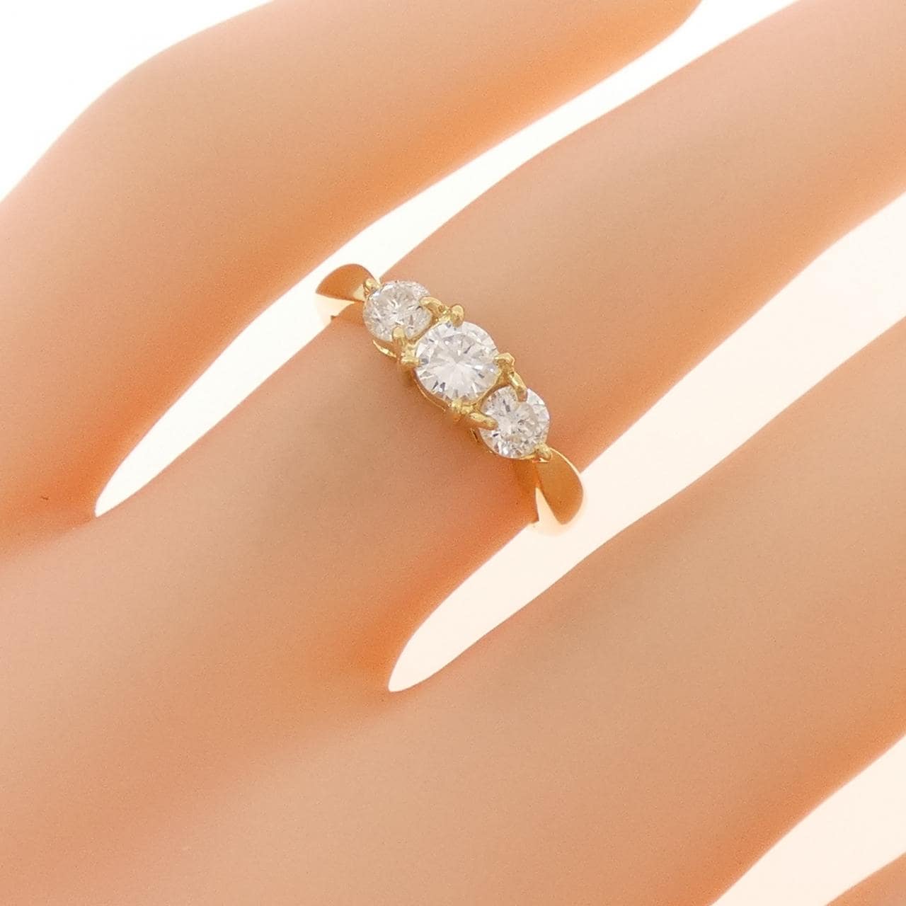 K18YG ダイヤモンド リング 0.51CT