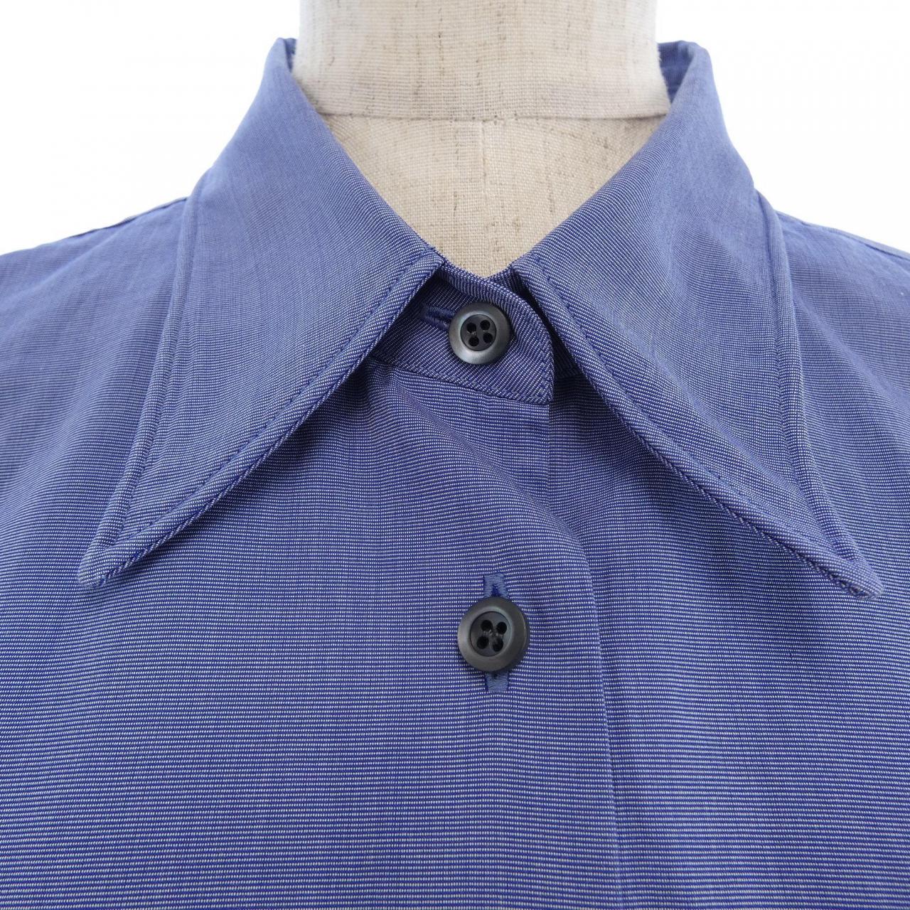 プラダ PRADA ポプリンシャツ トライアングルロゴ P414I SOOO 15CO シャツ