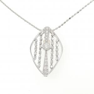 K18WG ダイヤモンド ネックレス 0.213CT