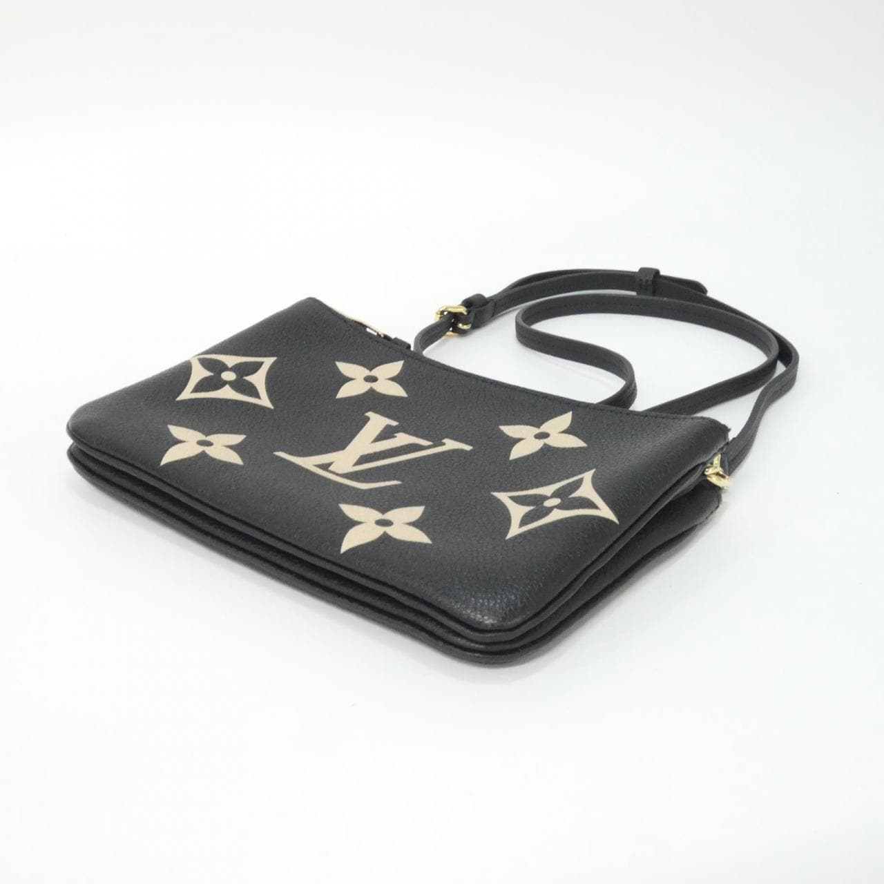 ルイヴィトン バイカラー モノグラム アンプラント ポシェット ドゥーブル ジップ M80787 ショルダーバッグ