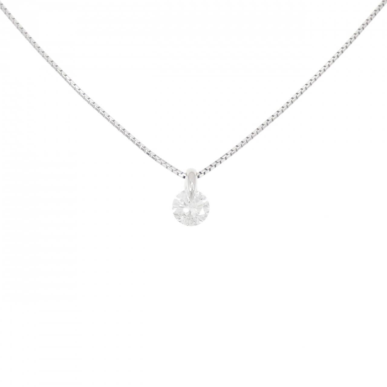 PT900 ソリティア ダイヤモンド ネックレス 0.52CT