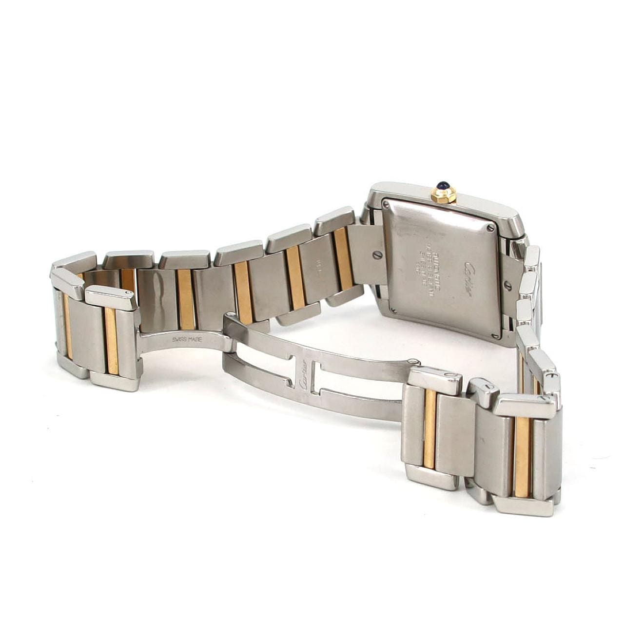 カルティエ タンクフランセーズLM コンビ W51005Q4 SSxYG 自動巻