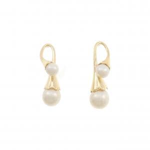 K18YG 淡水パール ピアス