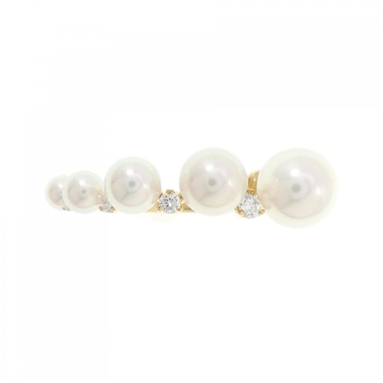 K18YG Akoya珍珠戒指