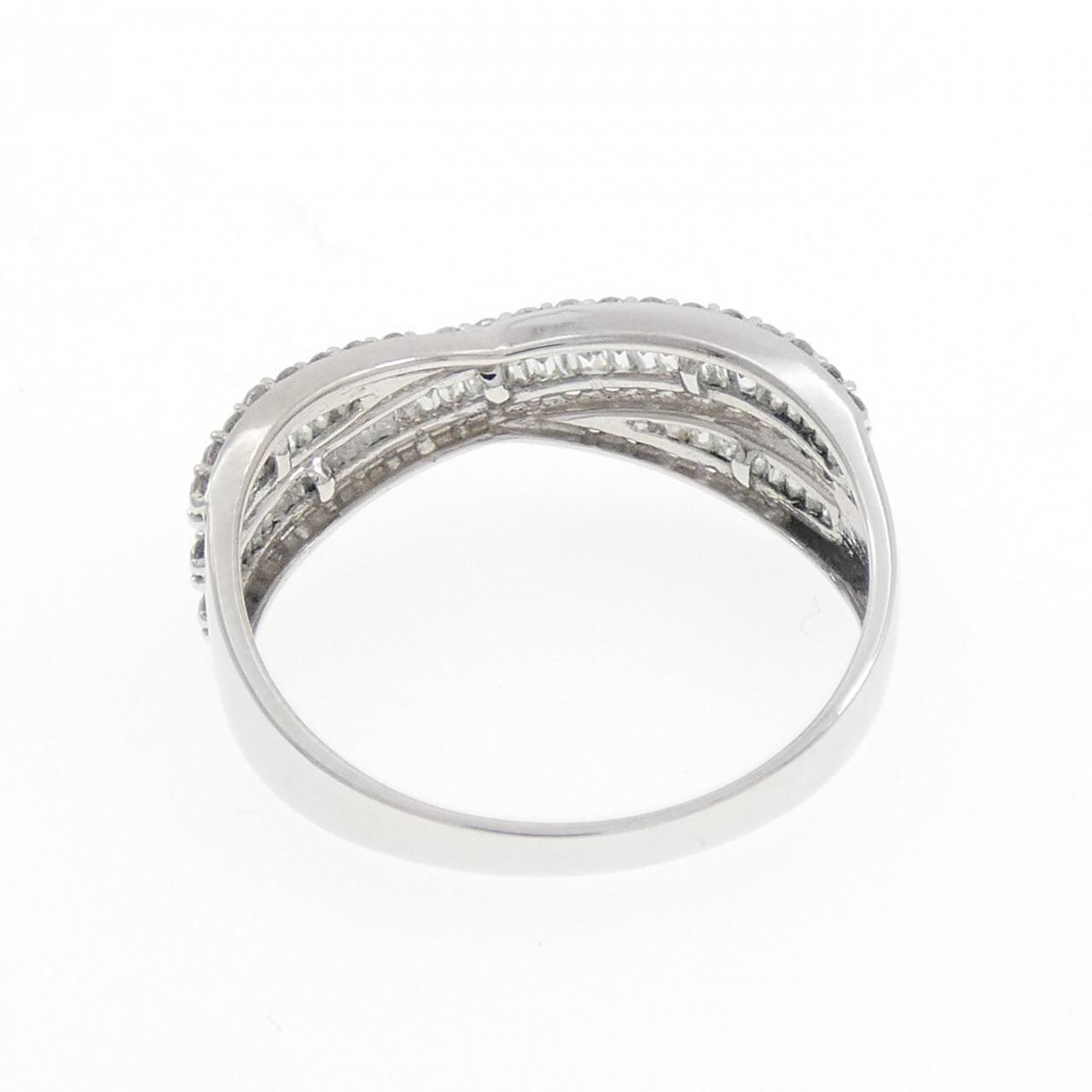 750WG ダイヤモンド リング 0.124CT