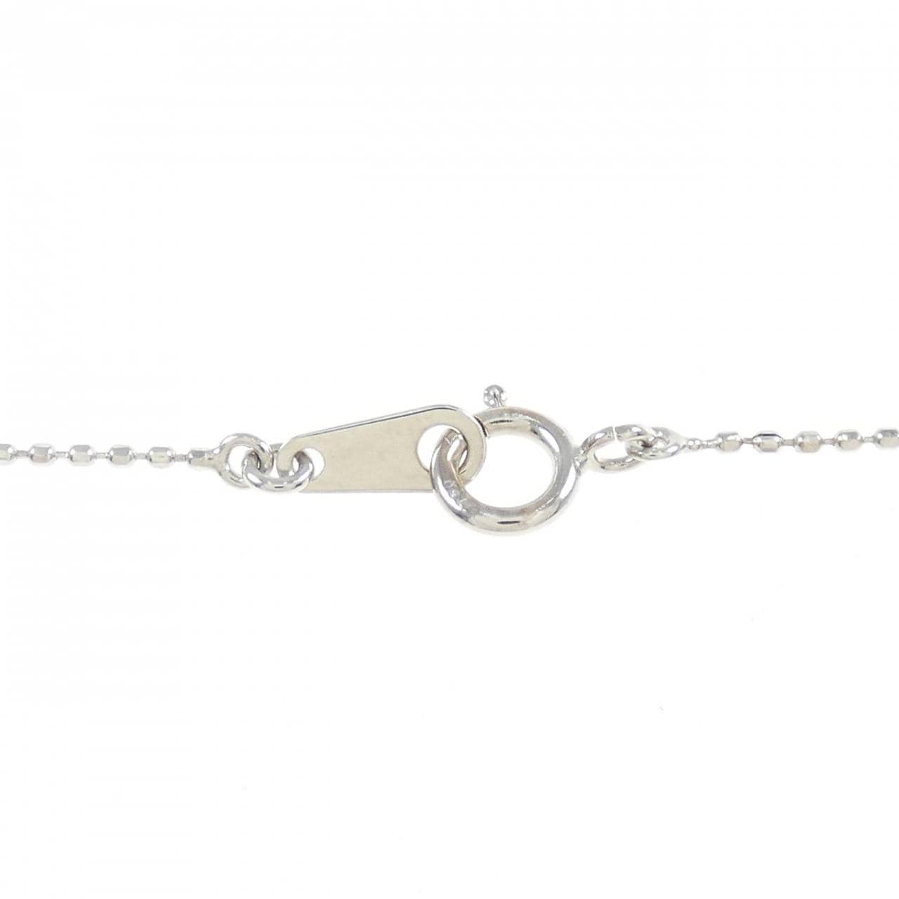 K18WG クロス ダイヤモンド ネックレス 0.30CT