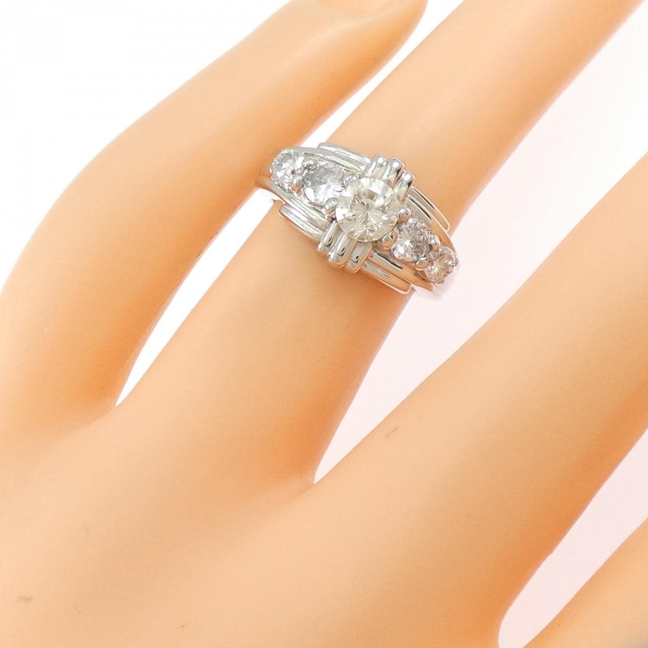 PT900 ダイヤモンド リング 1.08CT
