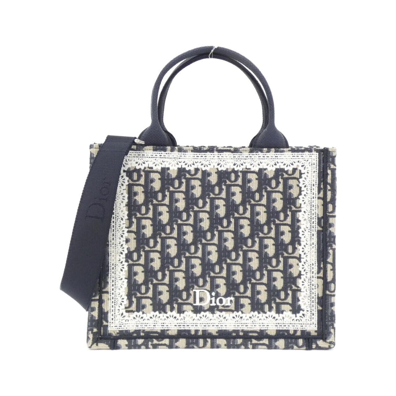【未使用品】クリスチャンディオール DIOR OBLIQUE BOOK TOTE SMALL M1404PEHT バッグ