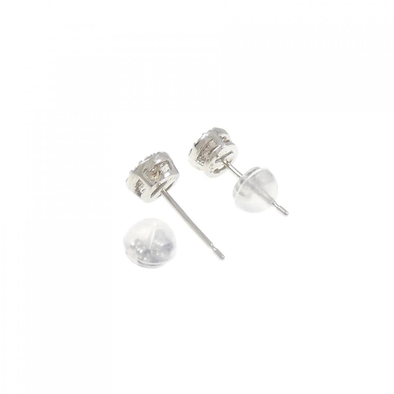 PT900 ダイヤモンド ピアス 0.20CT