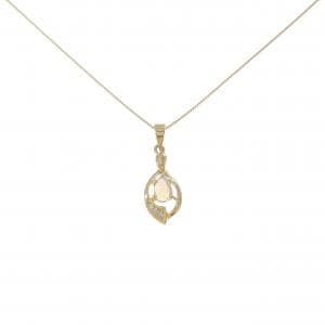 750YG/K18YG オパール ネックレス