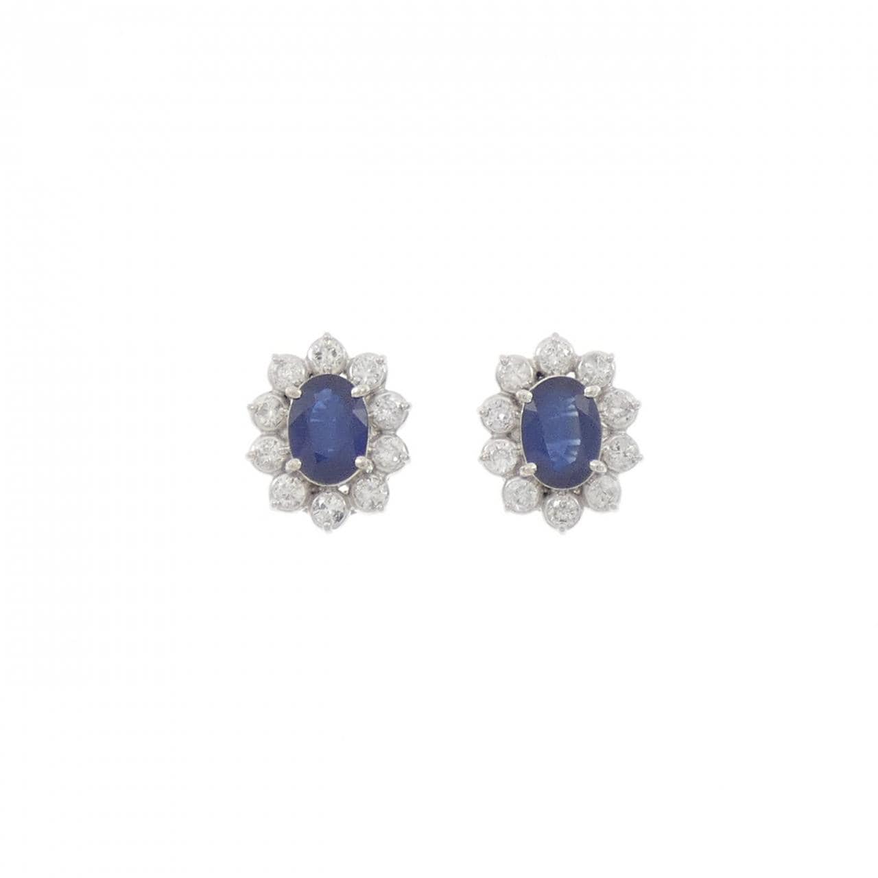 PT900 サファイヤ ピアス 2.0CT