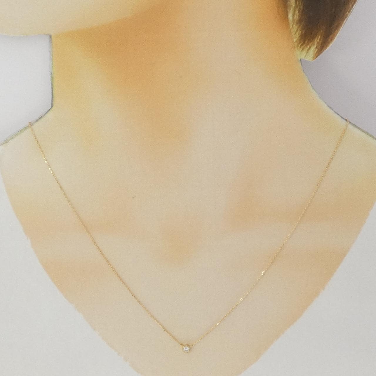 K18YG ダイヤモンド ネックレス