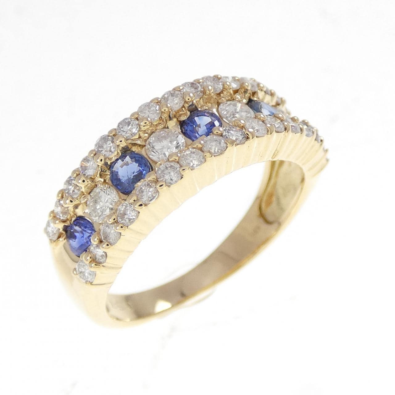 K18YG サファイヤ リング