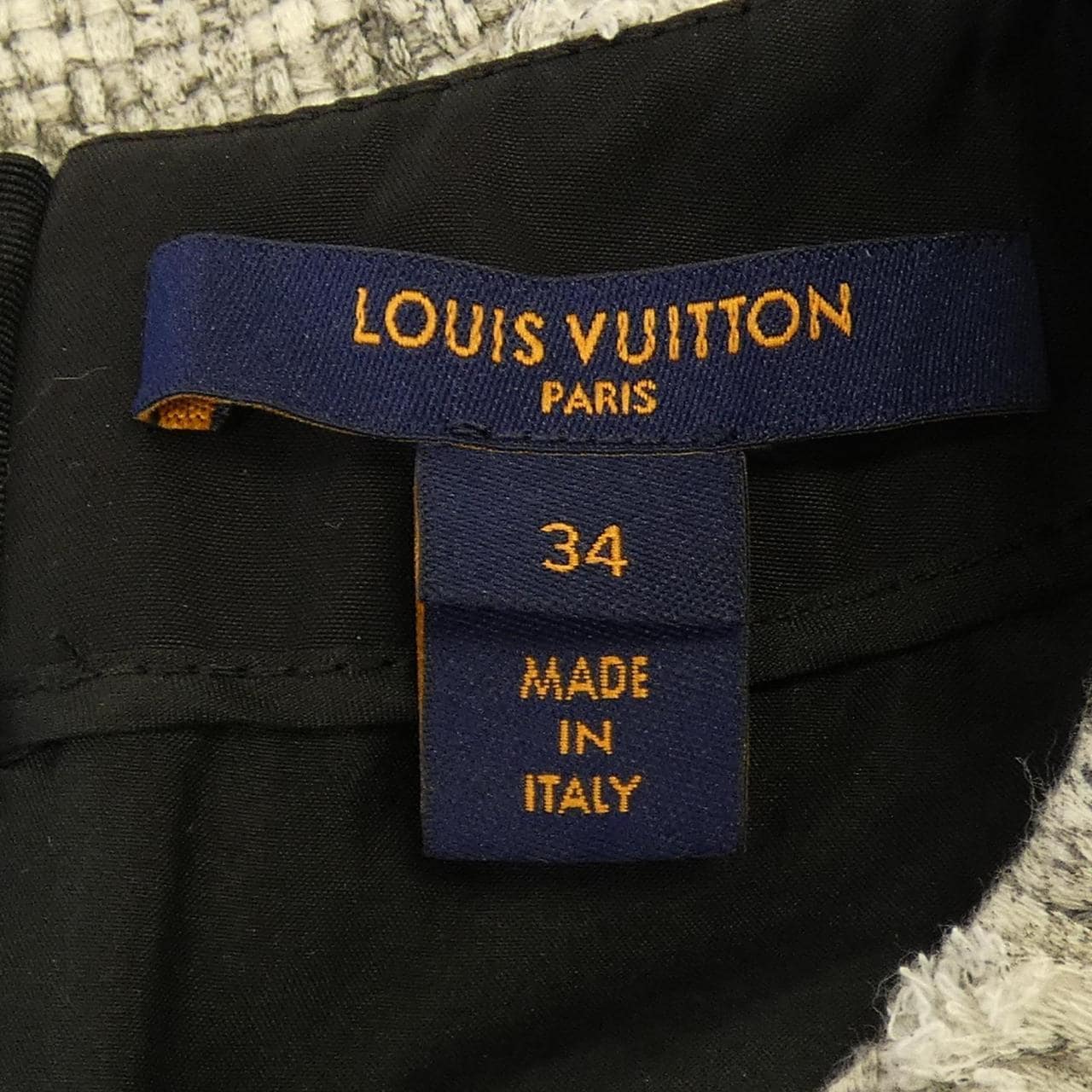 ルイヴィトン LOUIS VUITTON ローツイードスケータードレス FMRO77MR2 ワンピース