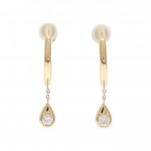 K18YG ダイヤモンド イヤリング 0.45CT