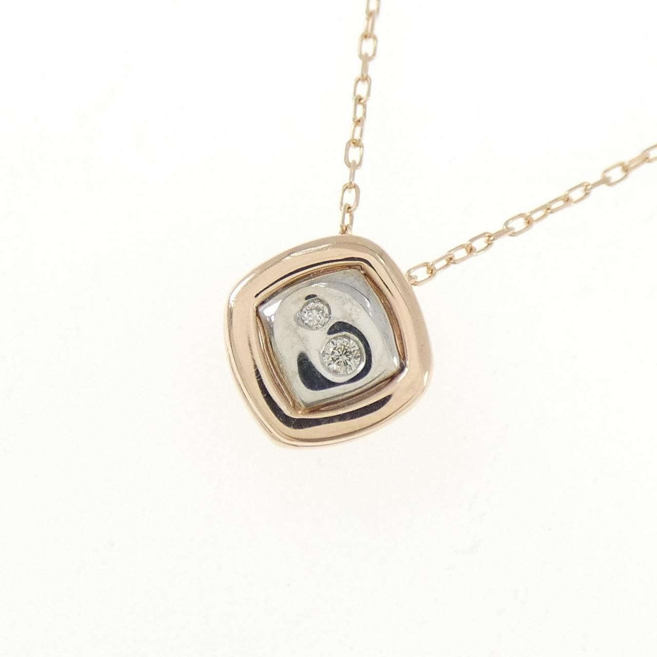 K10PG/K10WG ダイヤモンド ネックレス 0.08CT