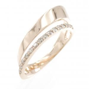 K18PG ダイヤモンド リング 0.22CT