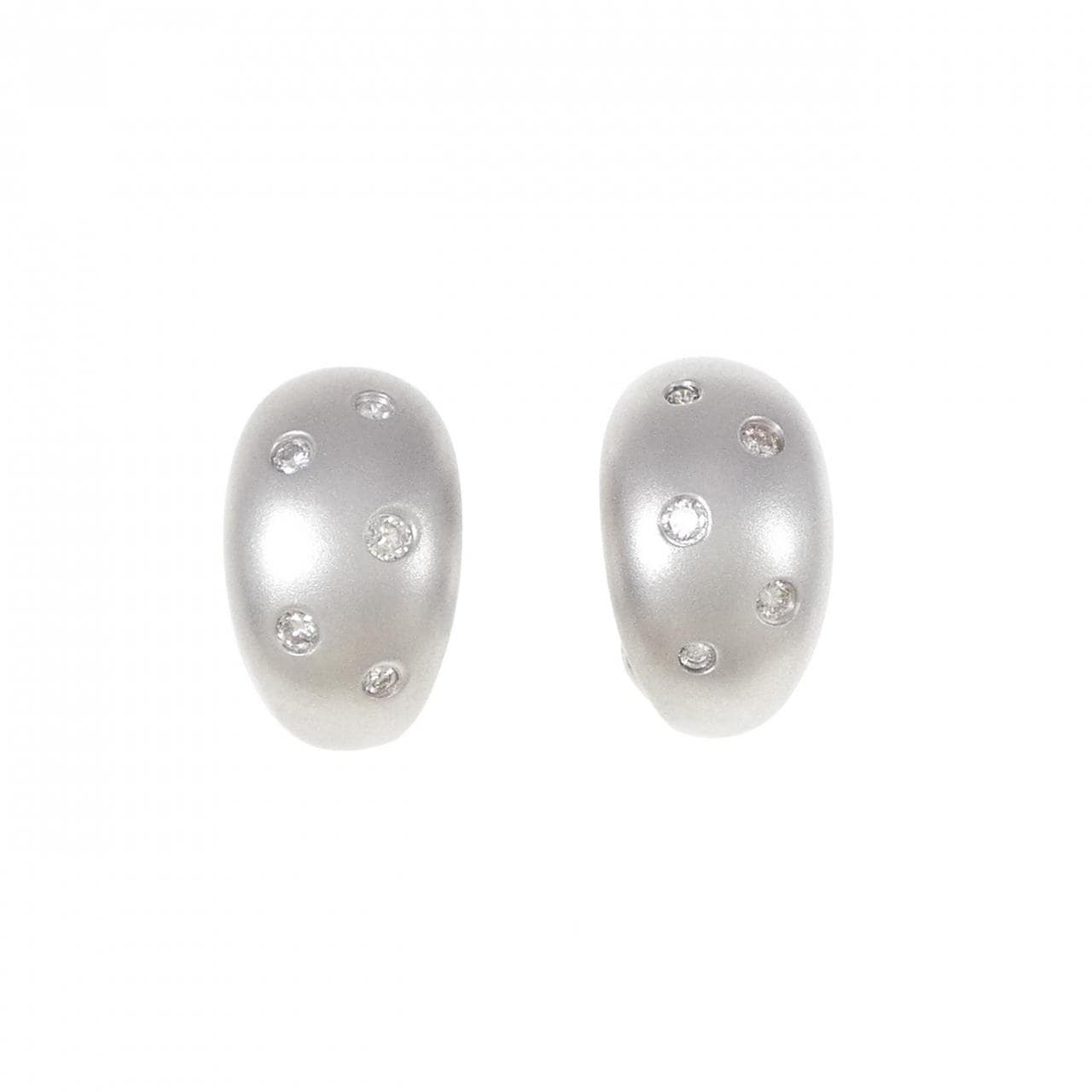 K18WG ダイヤモンド ピアス 0.20CT