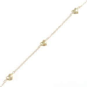 K18YG ハート ブレスレット