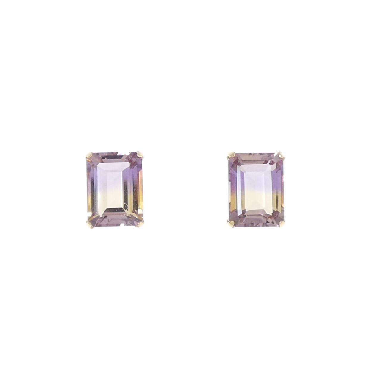 [BRAND NEW] K18YG Ametrine Earrings