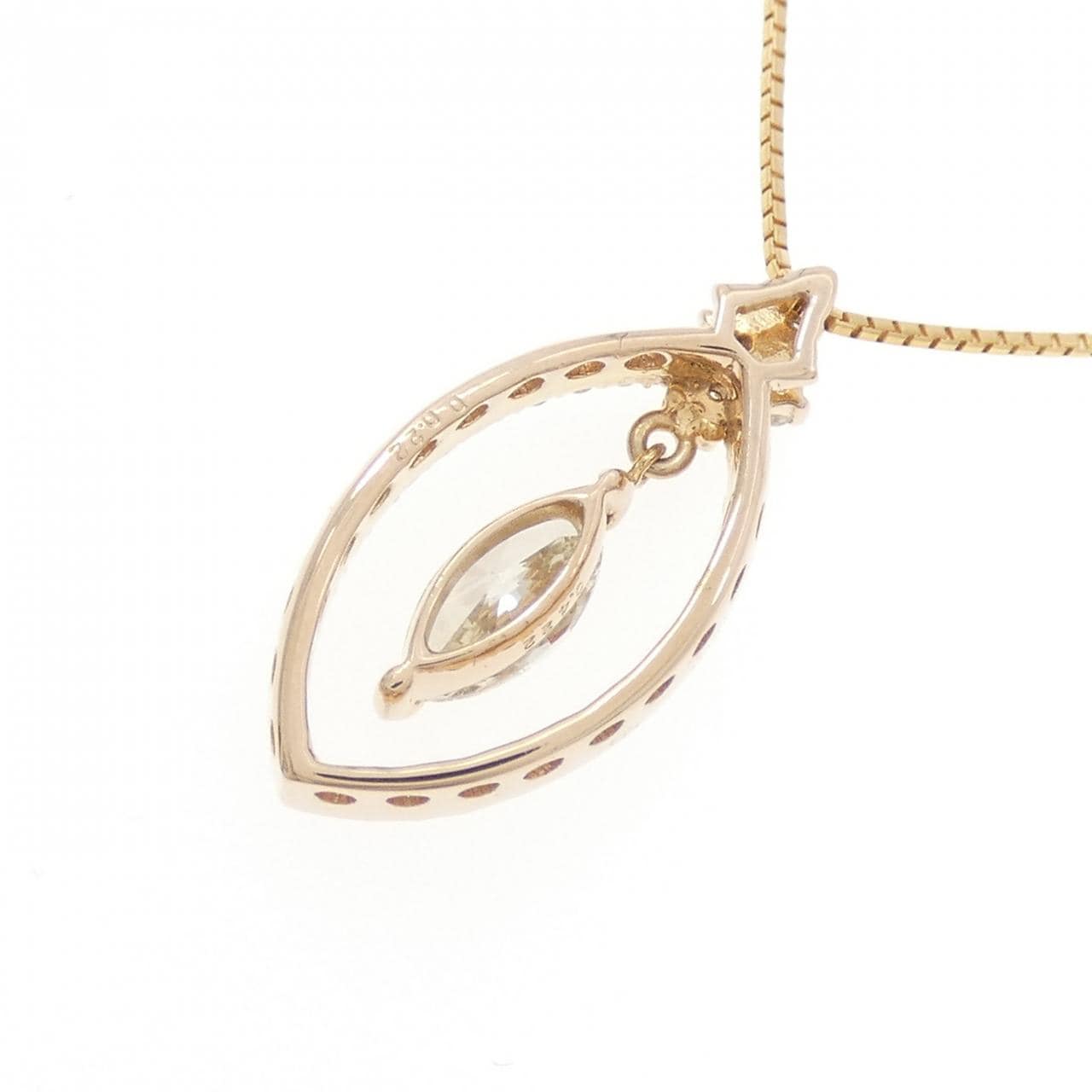 K18PG/K18YG ダイヤモンド ネックレス 0.422CT