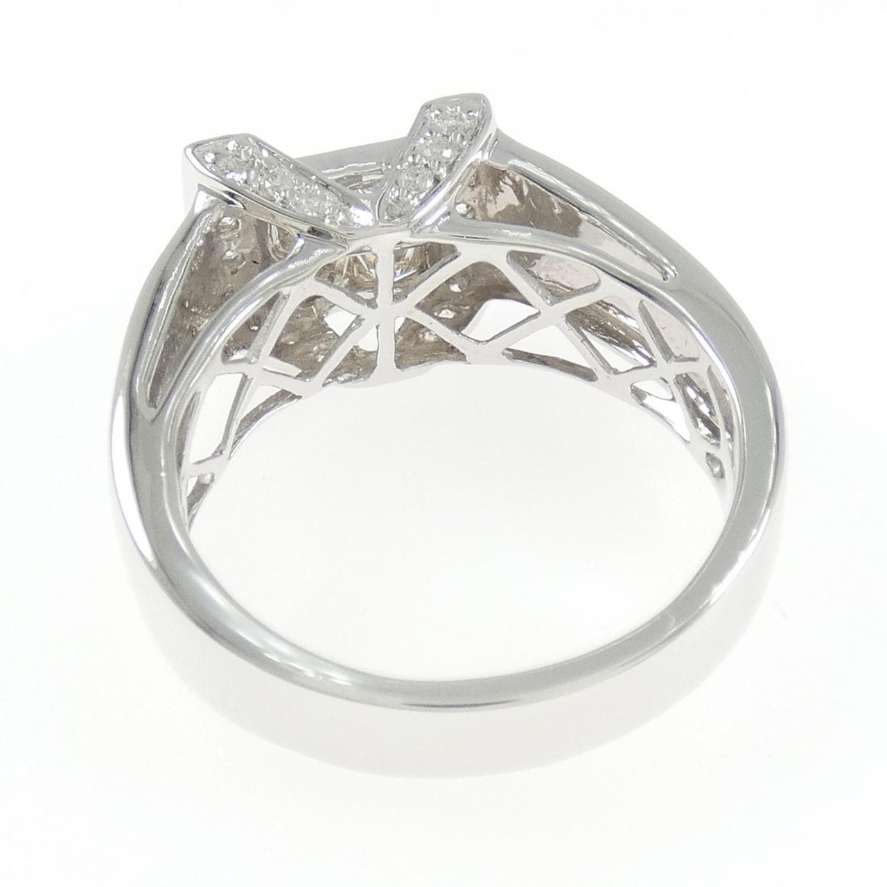 K18WG ダイヤモンド リング 0.70CT