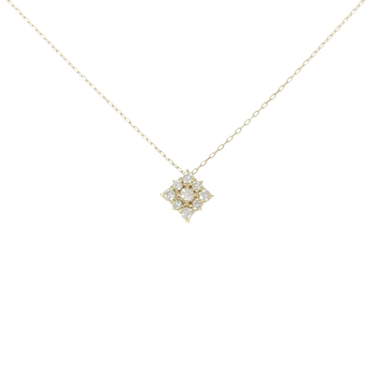 K18YG ダイヤモンド ネックレス 0.10CT