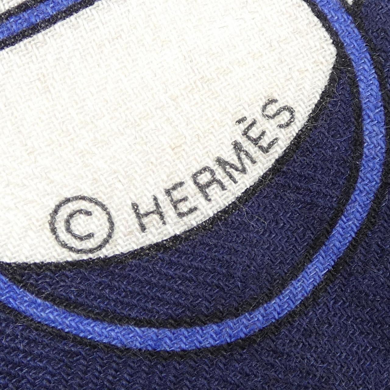 エルメス HERMES EX-LIBRIS H363791S トライアングルジェアン ショール