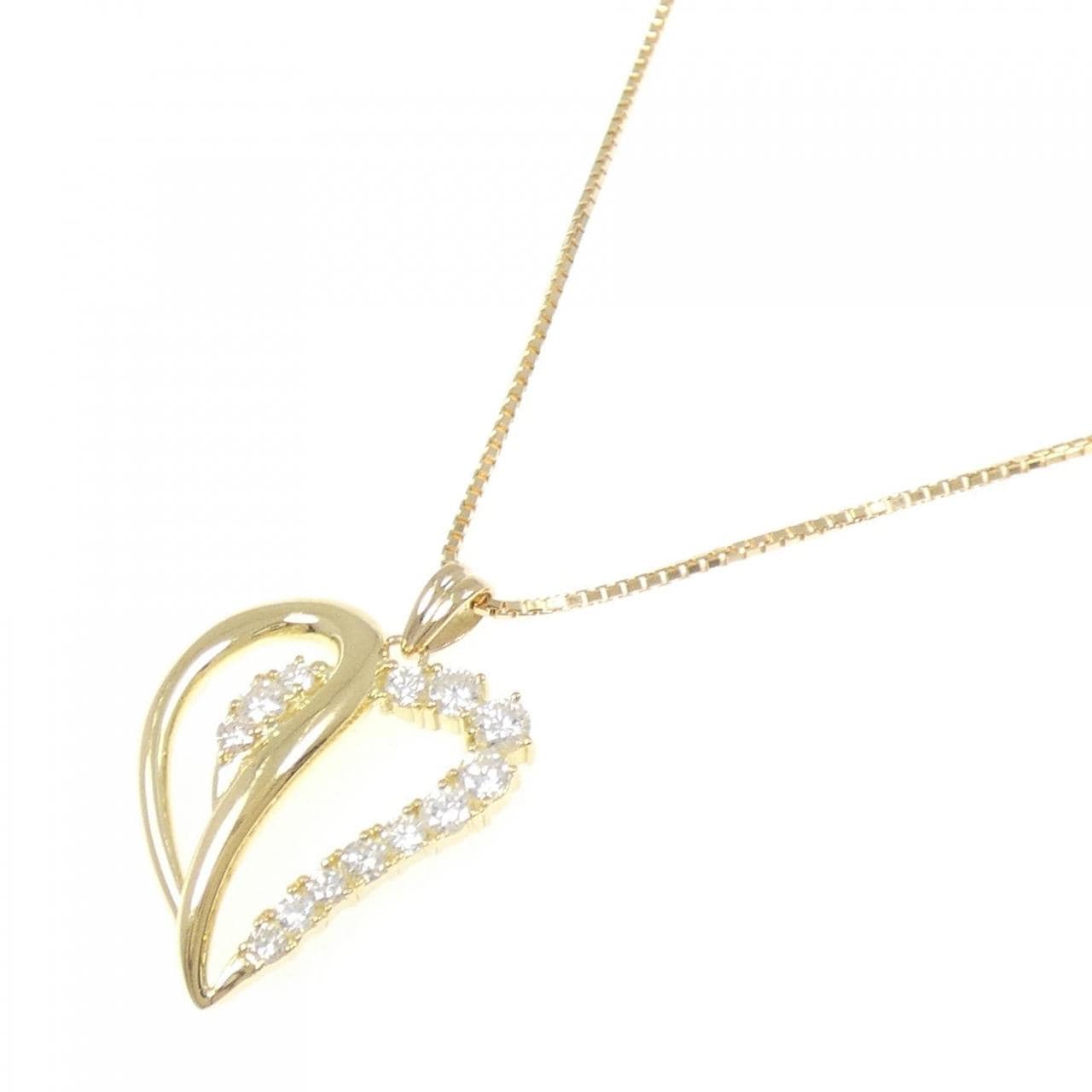 K18YG ダイヤモンド ネックレス 1.00CT