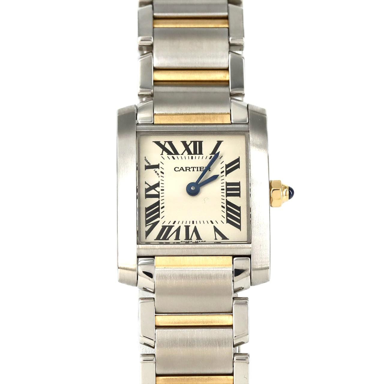 カルティエ タンクフランセーズSM コンビ W51007Q4 SSxYG クォーツ