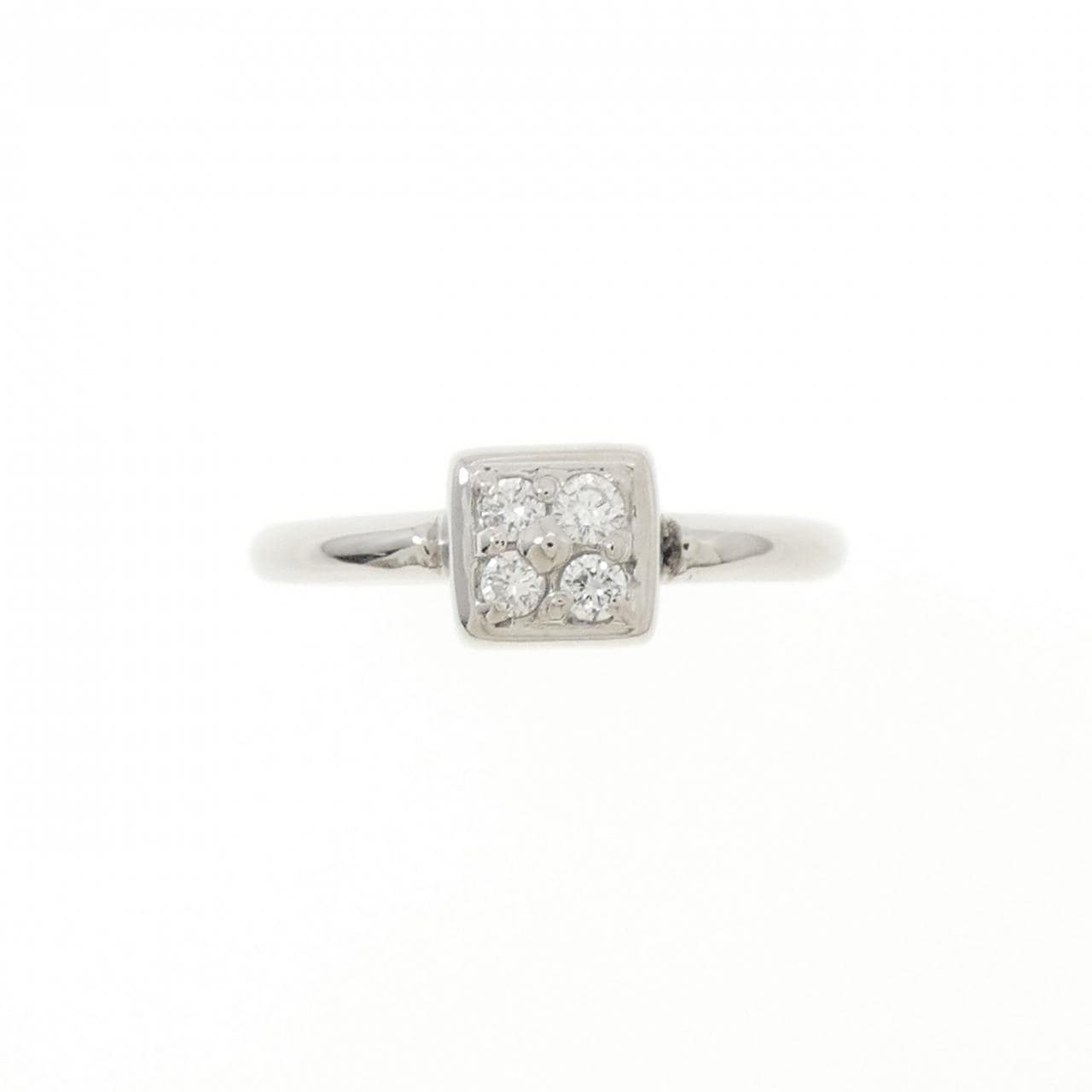 PT900 ダイヤモンド ピンキー リング 0.07CT