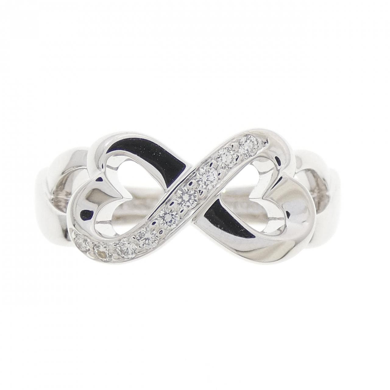 ティファニー ダブルラビングハート リング