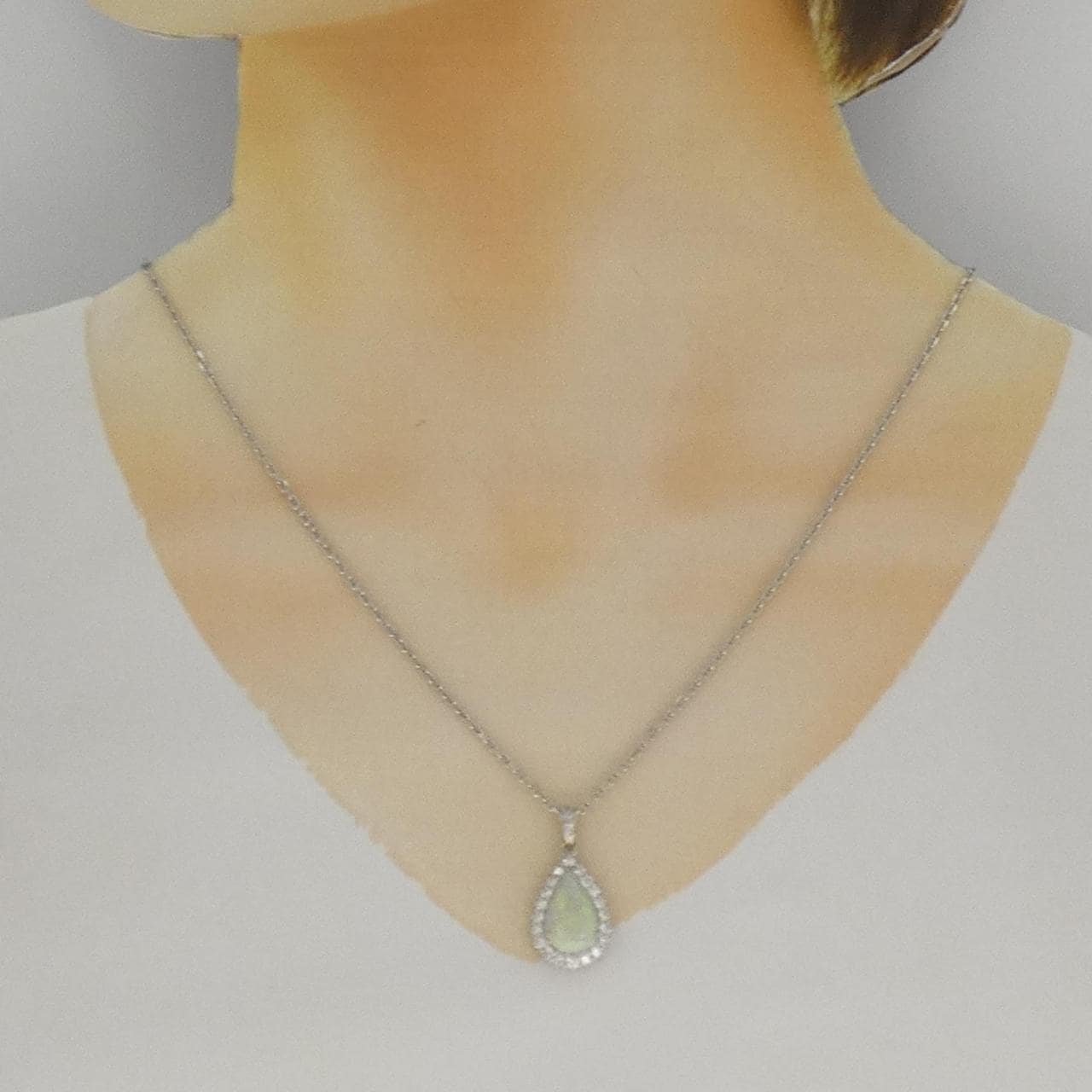 PT900/PT850 OPAL Necklace 2.13CT