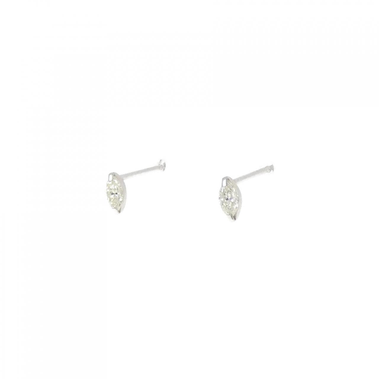 【新品】PT900 ダイヤモンド ピアス 0.12CT