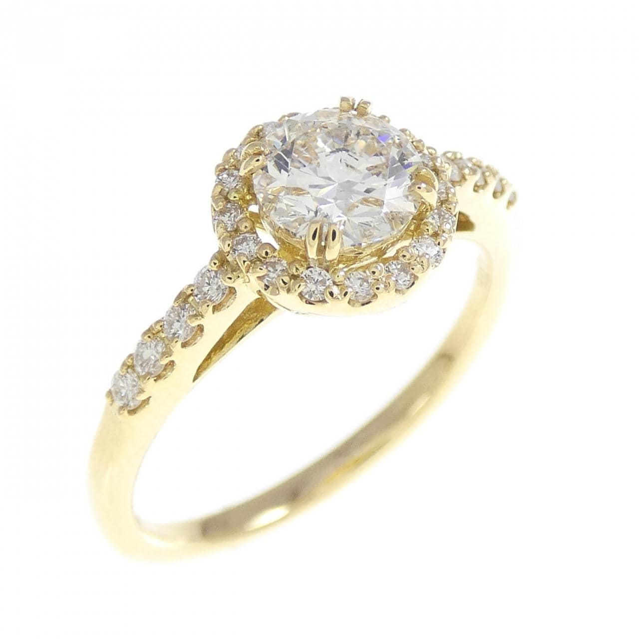 【リメイク】K18YG ダイヤモンド リング 0.563CT G SI2 EXT