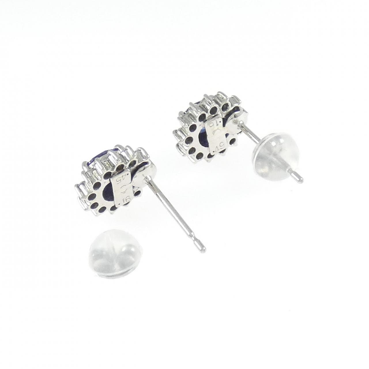 PT900 サファイヤ ピアス 0.94CT