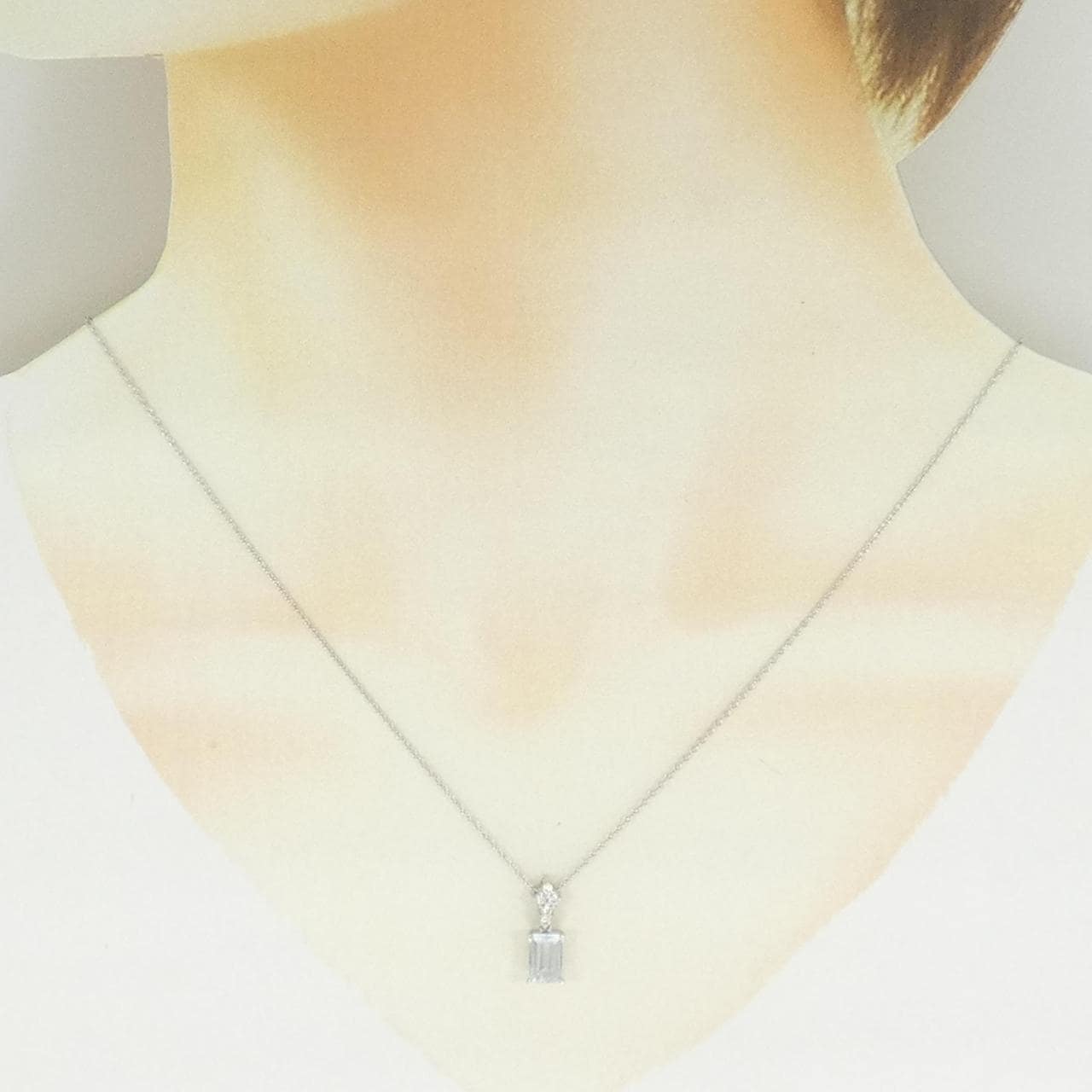PT900/PT850 アクアマリン ネックレス 1.01CT