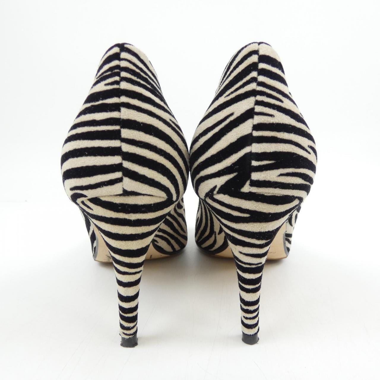 セルジオロッシ sergio rossi ZEBRA FLOCK-ECRU パンプス