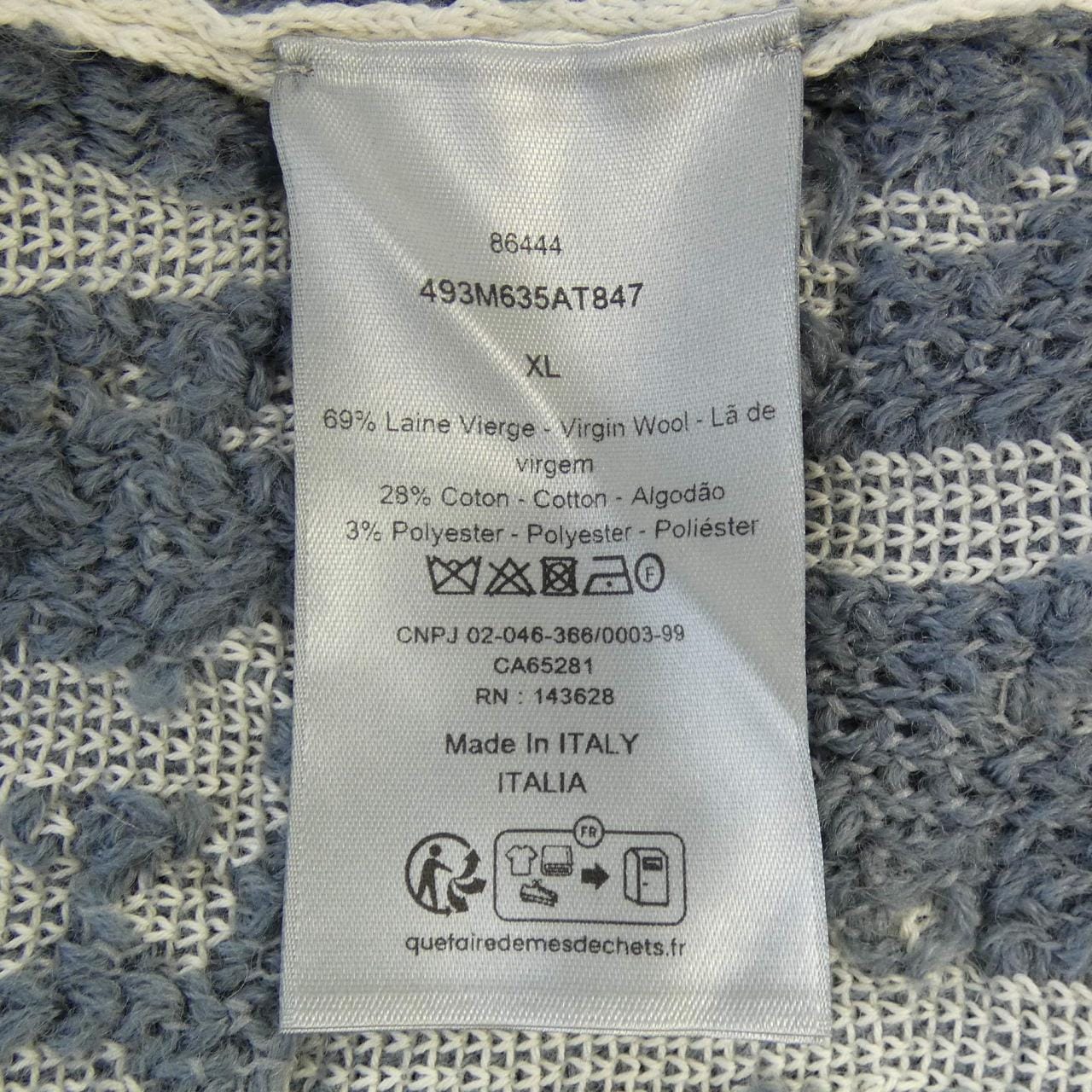 クリスチャンディオール CHRISTIAN DIOR オブリーク OBLIQUE 493M635AT847 ニット