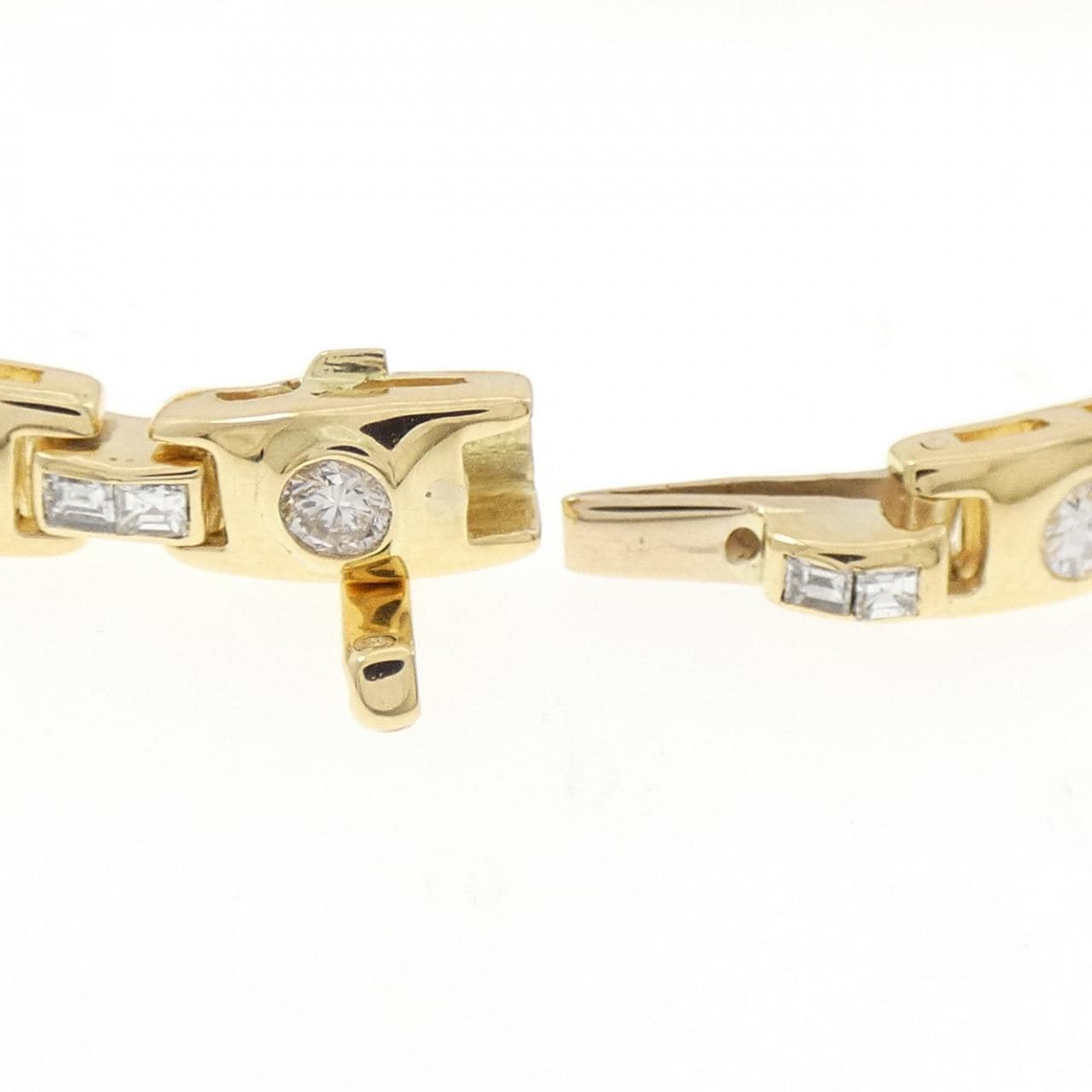 750YG ダイヤモンド ブレスレット 2.46CT