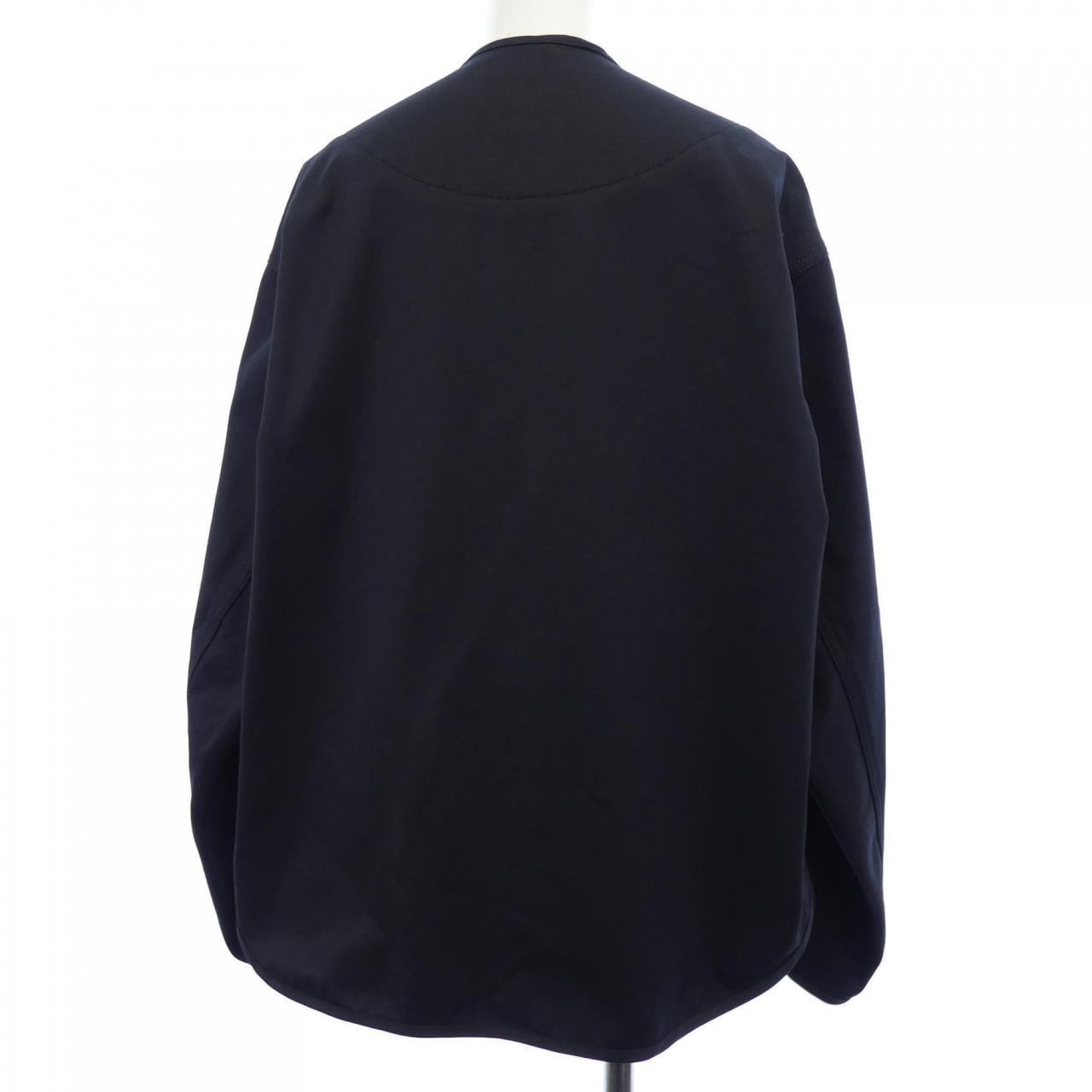 エルメス HERMES JACKET WITH EQUESTRIAN DETAILS 5E0163DQ ノーカラージャケット