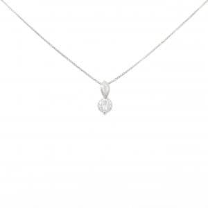 PT900/PT850 ソリティア ダイヤモンド ネックレス 0.305CT