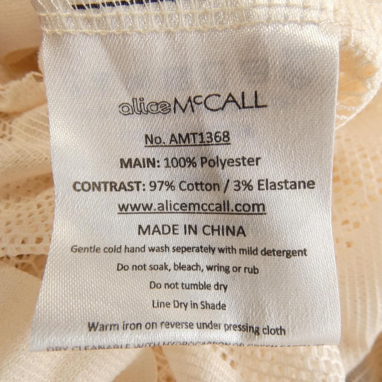 アリスマッコール ALICE MACCALL AMT1368 トップス
