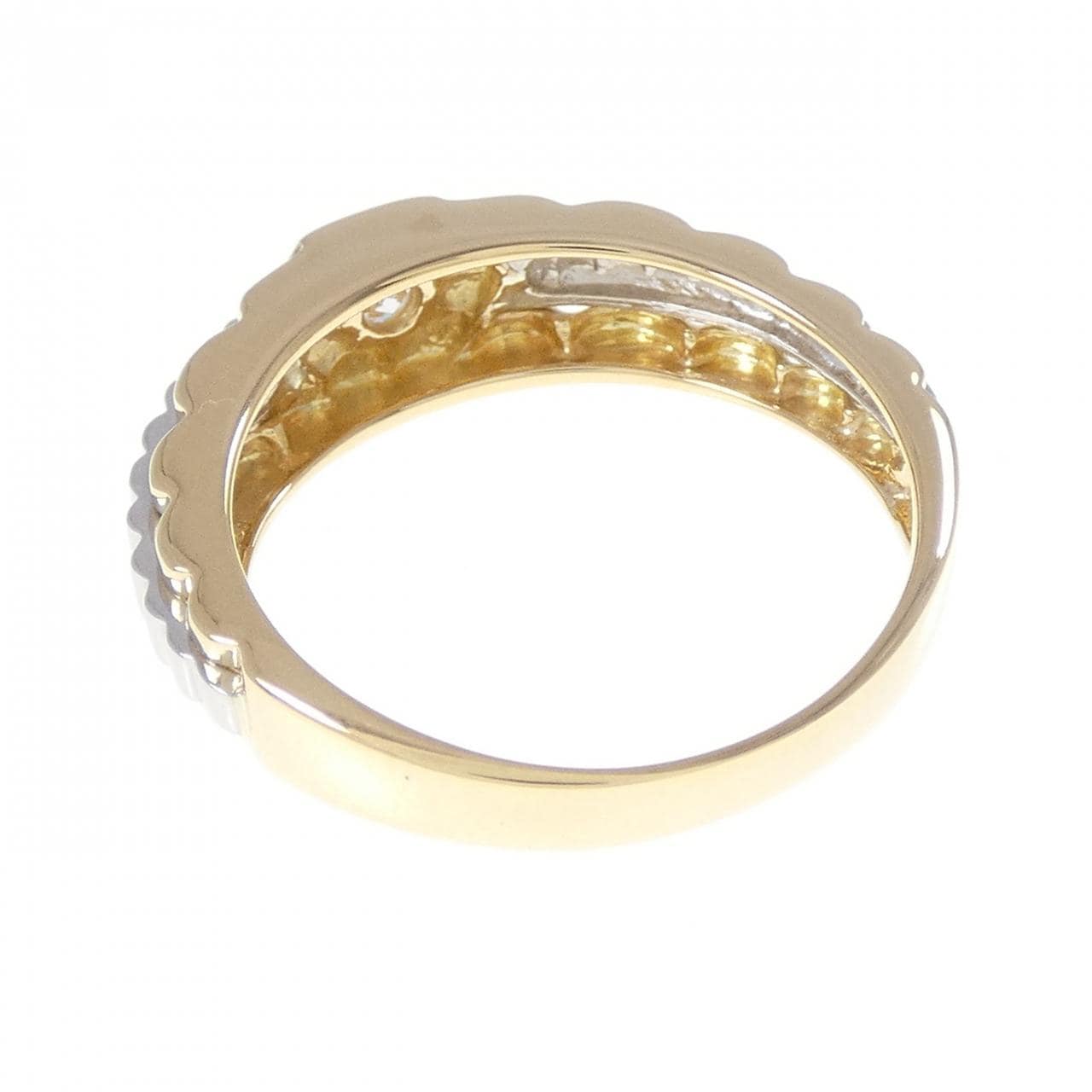 K18YG/PT900 ダイヤモンド リング 0.06CT