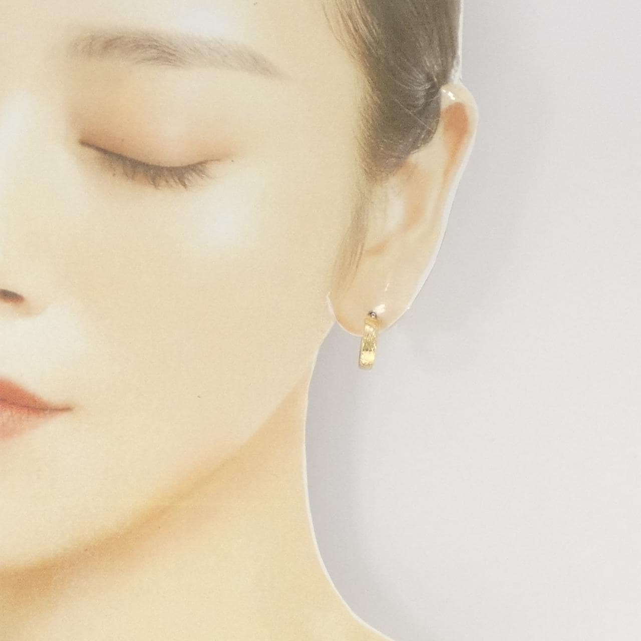 750YG/750WG フープ ピアス